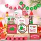 21 Pcs Summer Tiered Tray Decor Watermelon Tiered Tray Decorations Set Hello Summer Wooden Sign Farmhouse Watermelon Table Decorations for Home Kitchen Shelf Tabletop